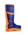 Buckboots BBZ8000BLOR Neoprene Safety Wellies | Blue/Orange | Buckler Wellington Boots | TuffShop.co.uk